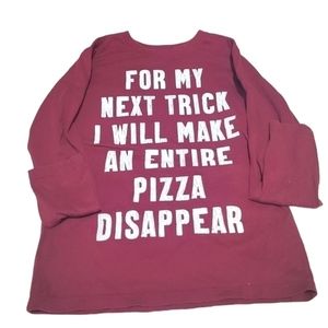 Slogan Long Sleeve T‎ Shirt